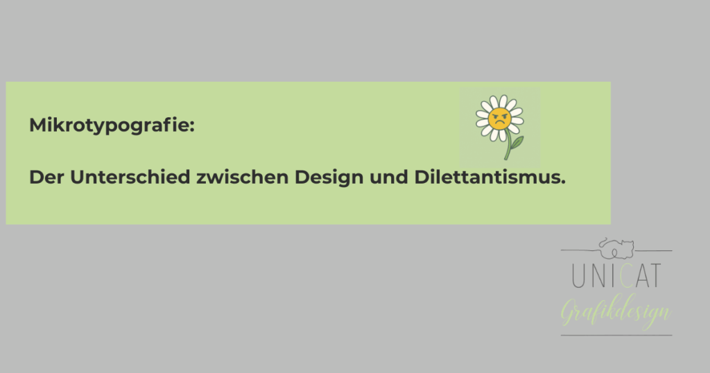 Mikrotypografie Fehler