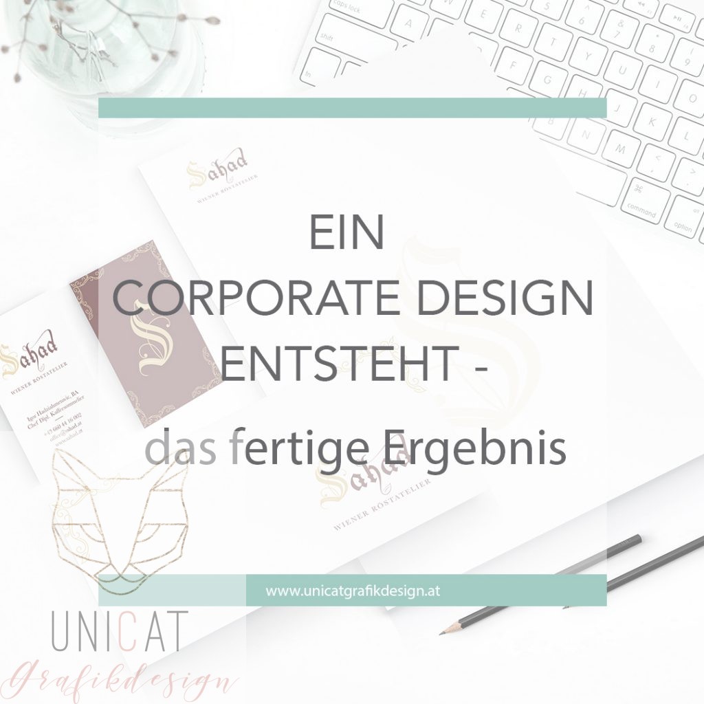 Ein Corporate Design entsteht - das fertige Ergebnis