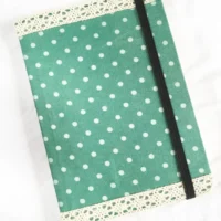 Notizbuch A6 türkis mit Gummizug