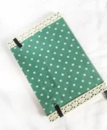 Notizbuch A6 türkis mit Gummizug – Bild 4