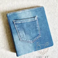 Ringmappe Jeans upcycled