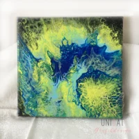 Acrylic pouring Leinwand