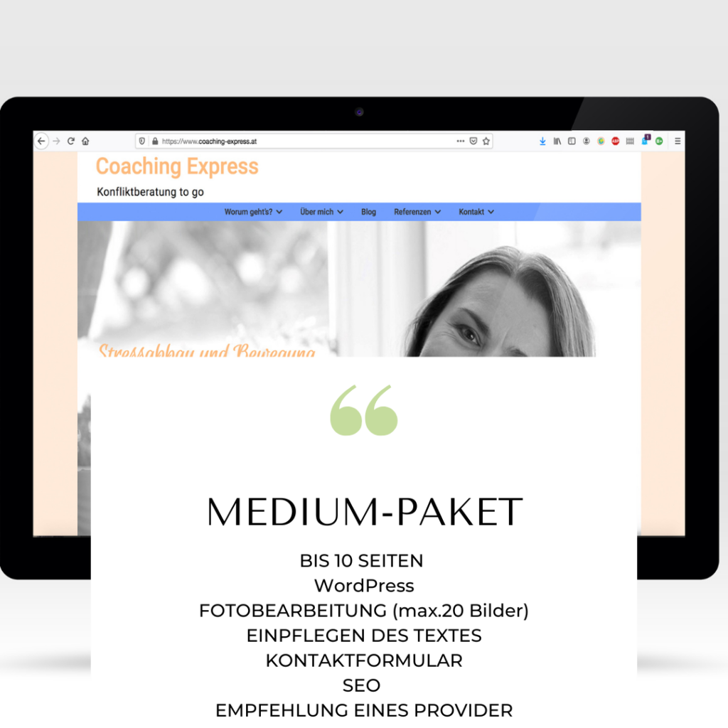 Medium Paket Webdesign